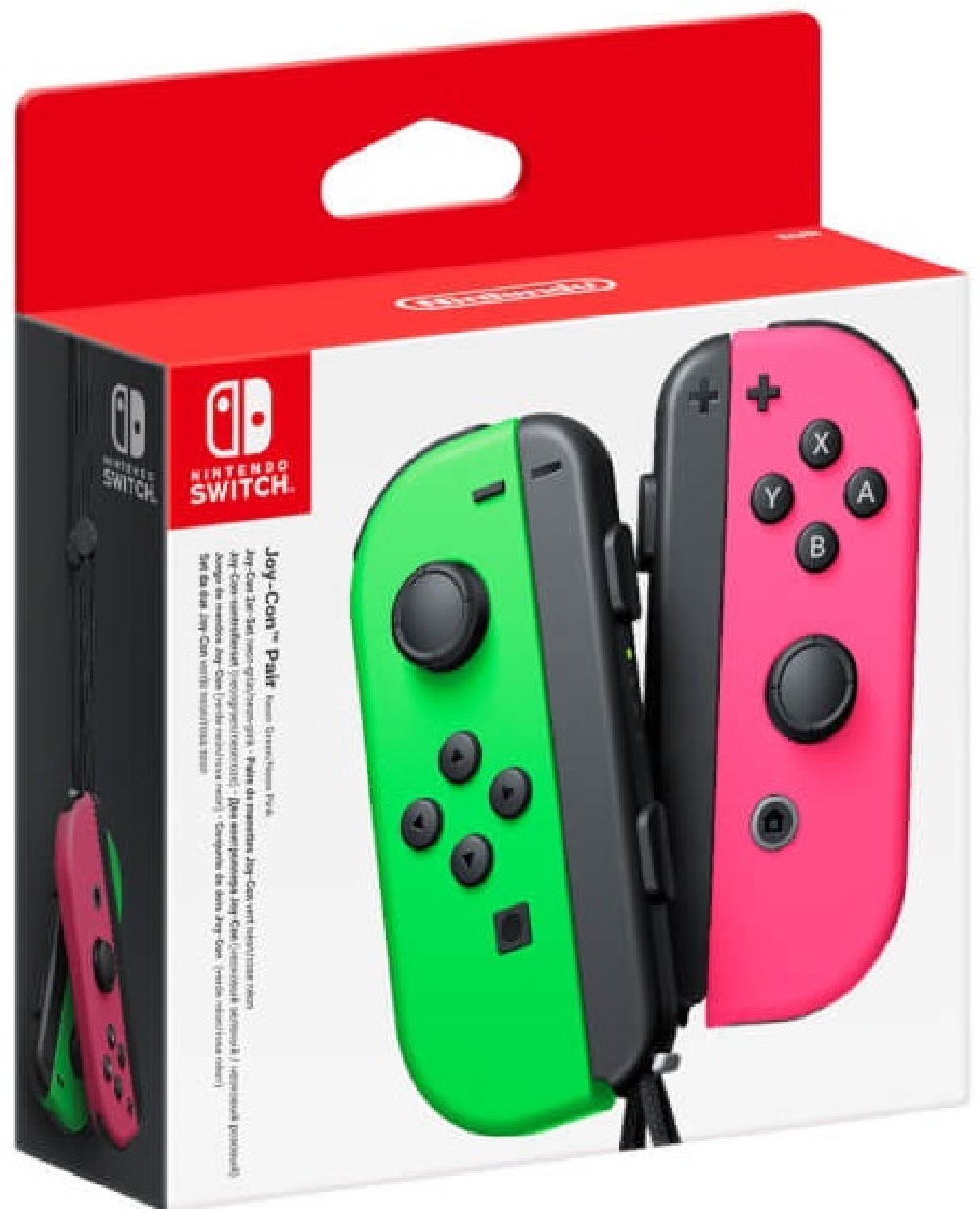 JOY-CON PAIR: NEON GREEN / NEON PINK (SWITCH - nová)