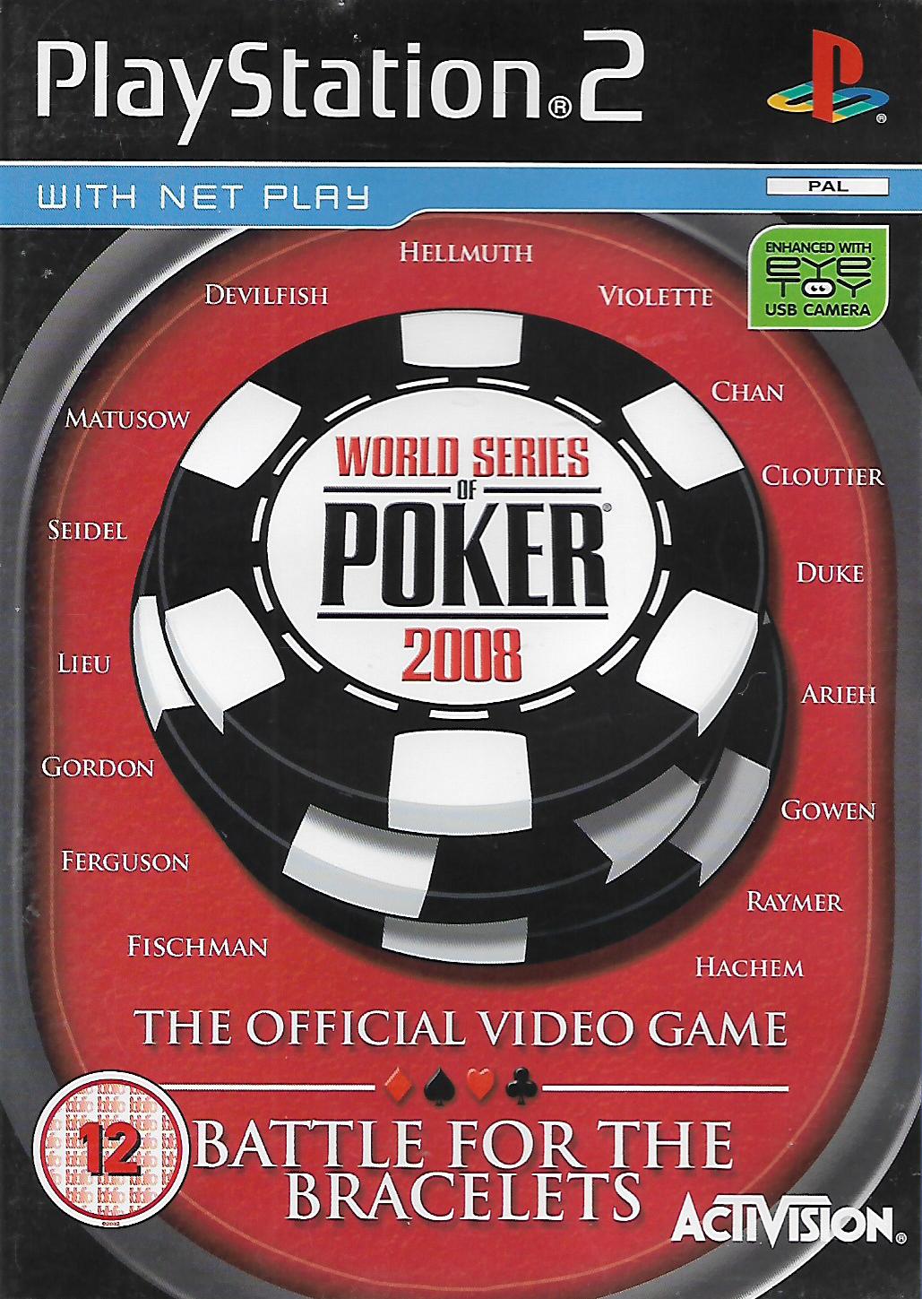 WORLD SERIES OF POKER 2008 (PS2 - BAZAR)