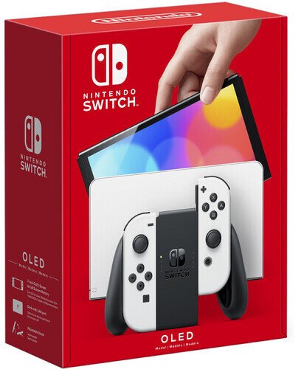 NINTENDO SWITCH OLED - WHITE + HRA ZDARMA DLE VOLBY (SWITCH - NOVÁ)