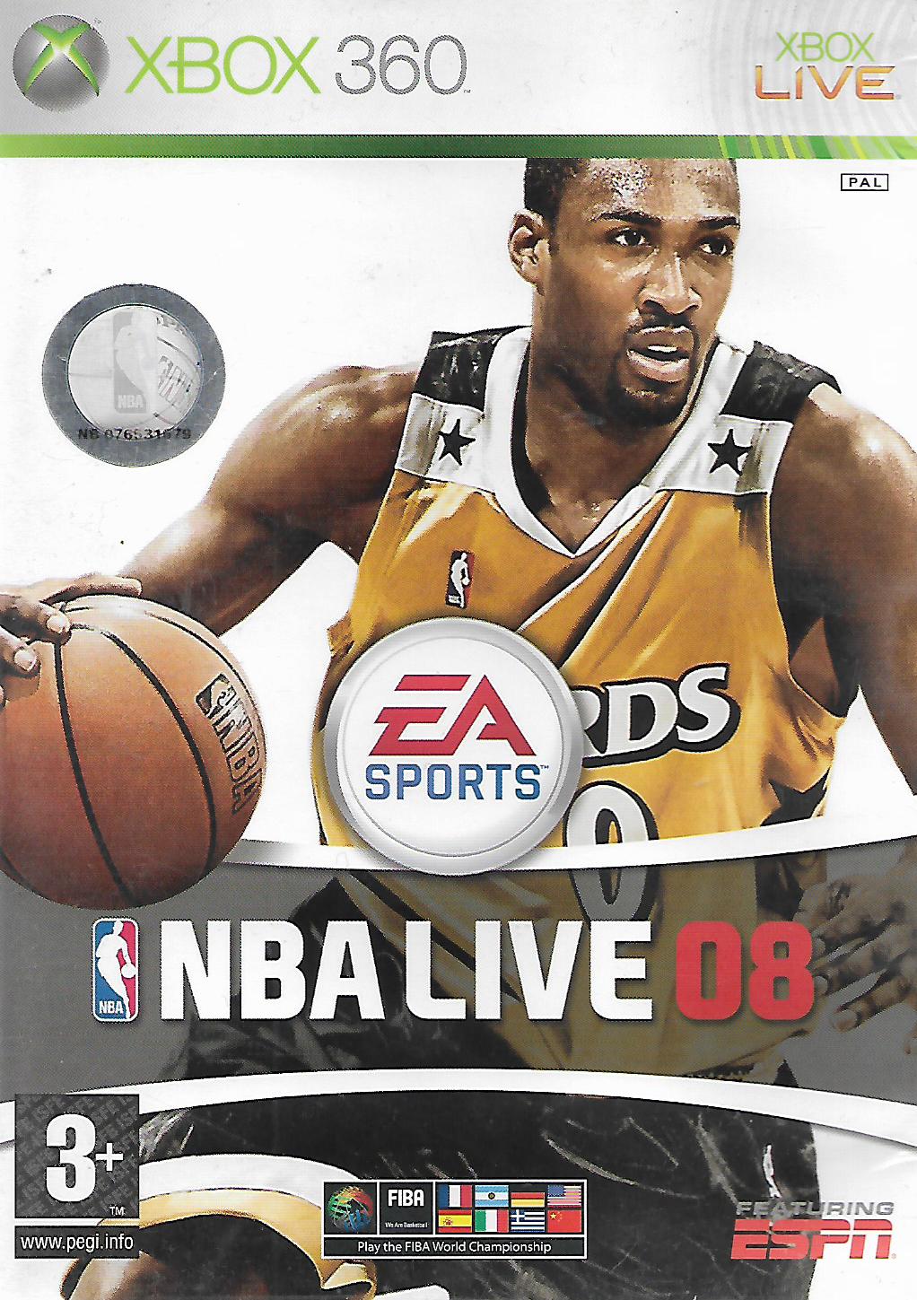 NBA LIVE 08 (XBOX 360 - BAZAR)