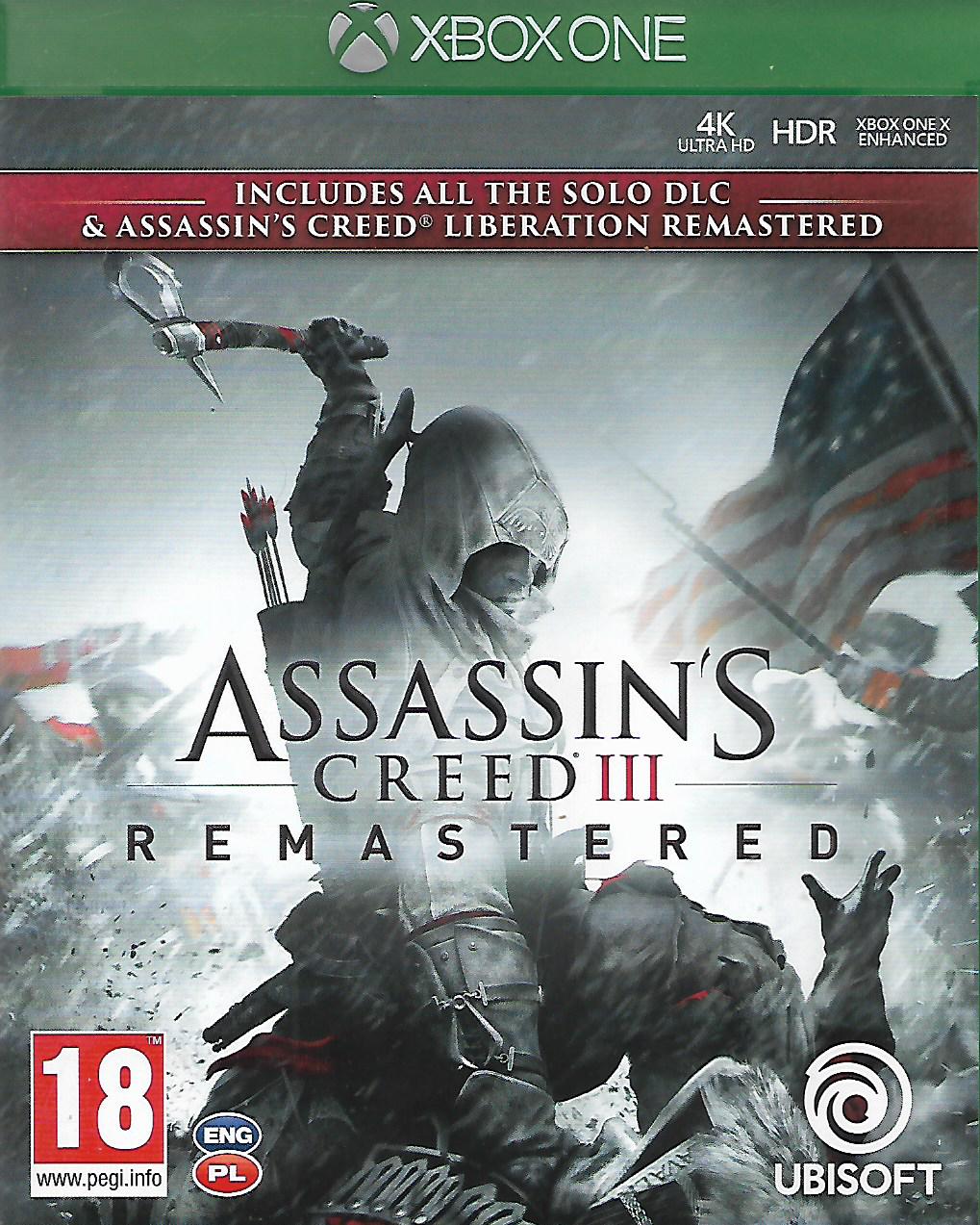 ASSASSIN'S CREED III REMASTERED (XBOX ONE - BAZAR)