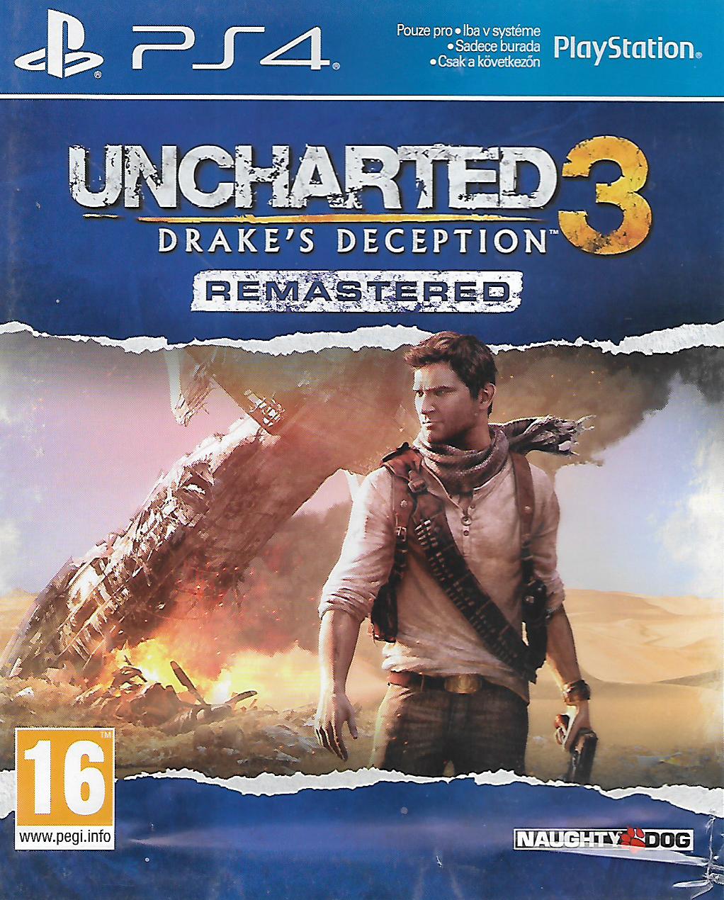 UNCHARTED 3 REMASTERED (PS4 - BAZAR)