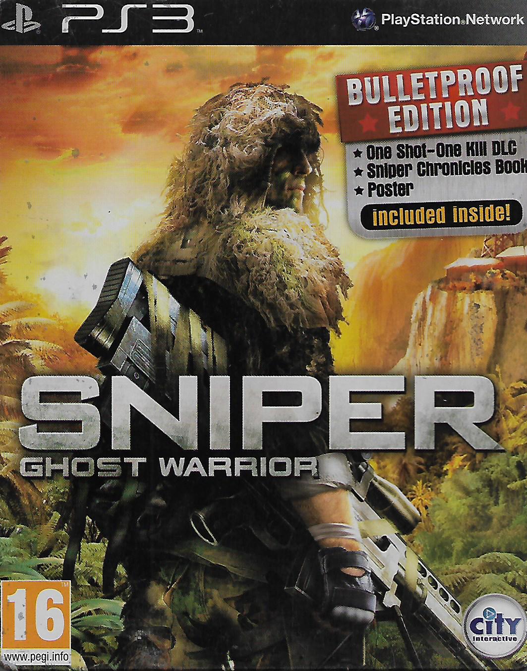 SNIPER GHOST WARRIOR STEELBOOK EDITION (PS3 - BAZAR)