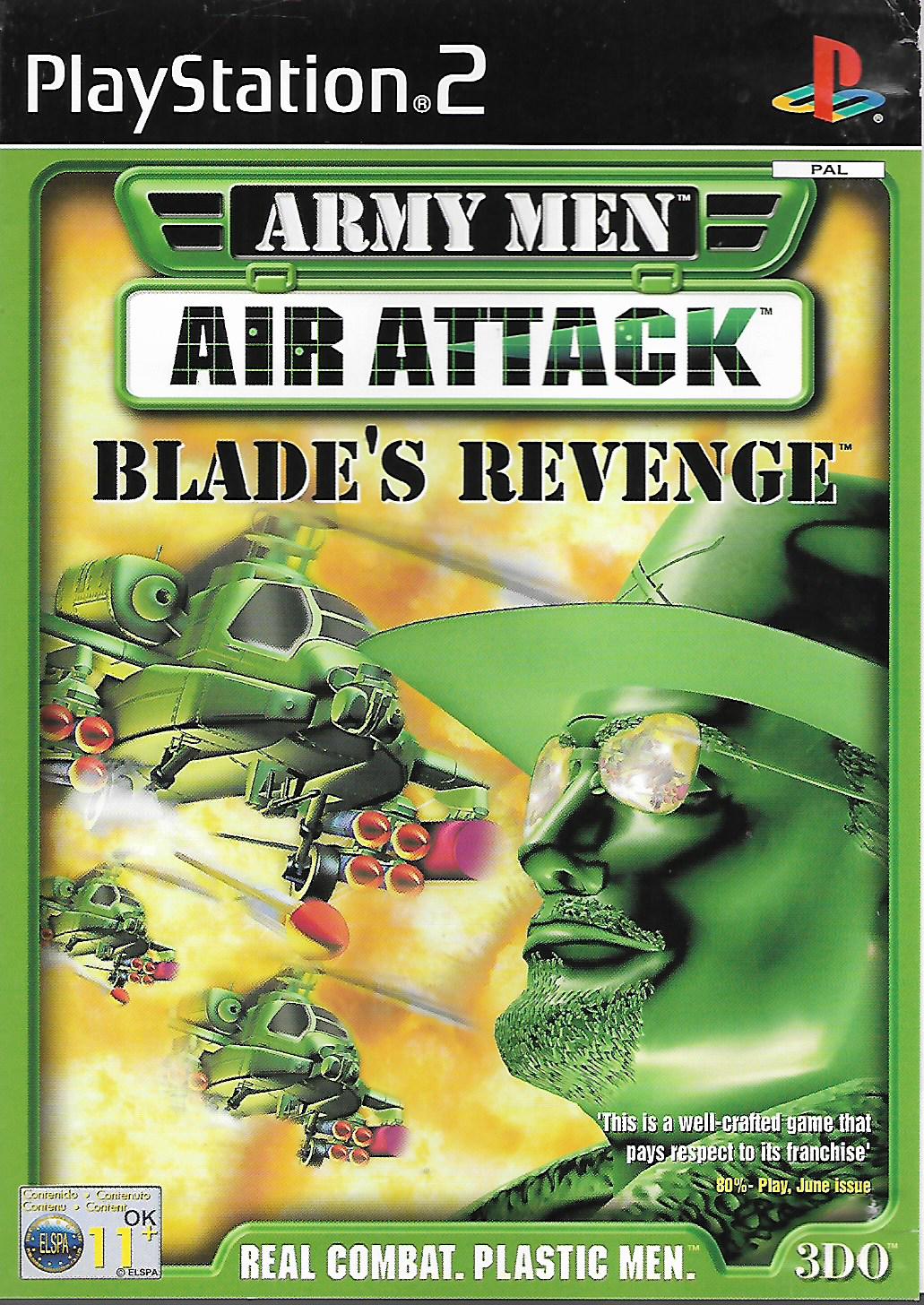 ARMY MEN AIR ATTACK BLADE'S REVENGE (PS2 - BAZAR)