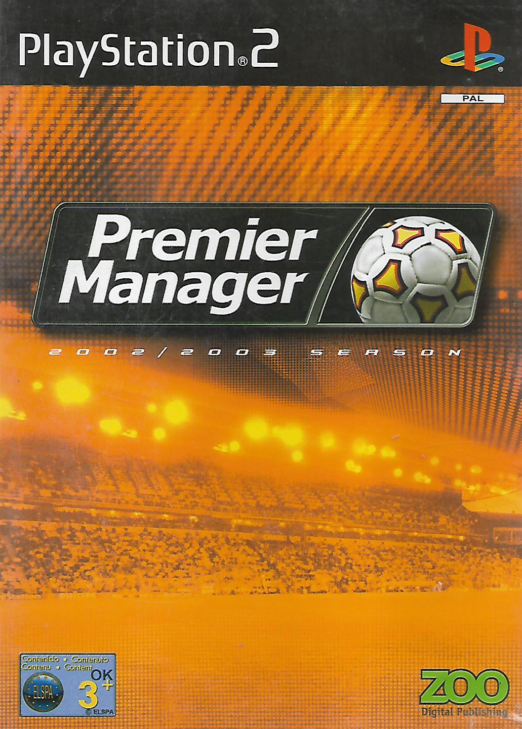 PRENIER MANAGER 2002-2003 SEASON (PS2 - BAZAR)