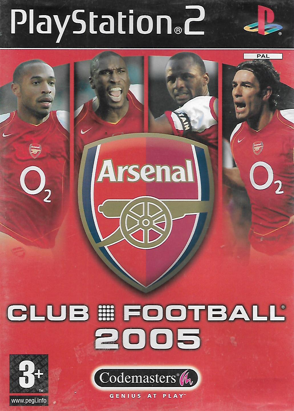 CLUB FOOTBALL 2005 - ARSENAL (PS2 - BAZAR)