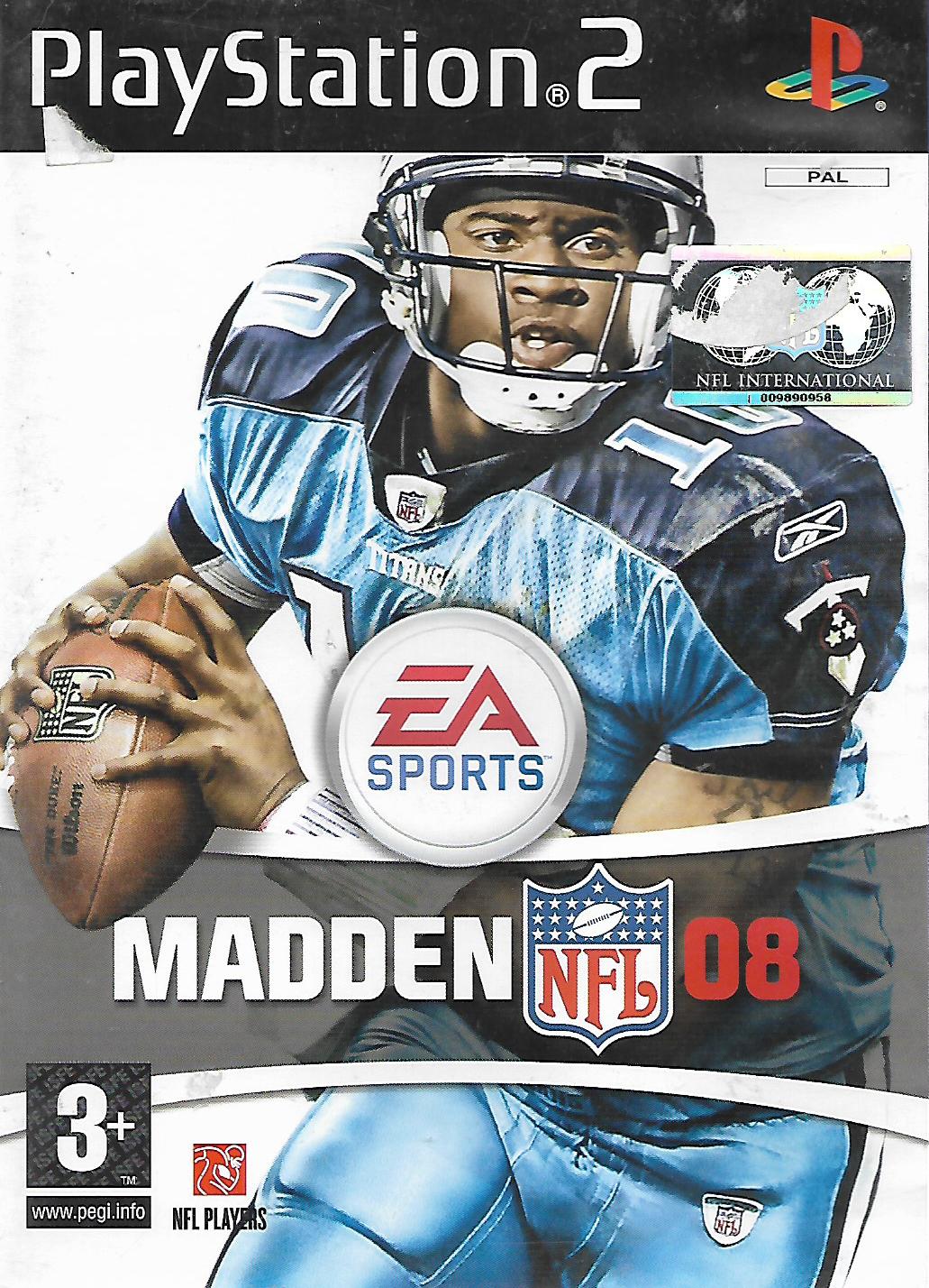 MADDEN NFL 08 (PS2 - BAZAR)