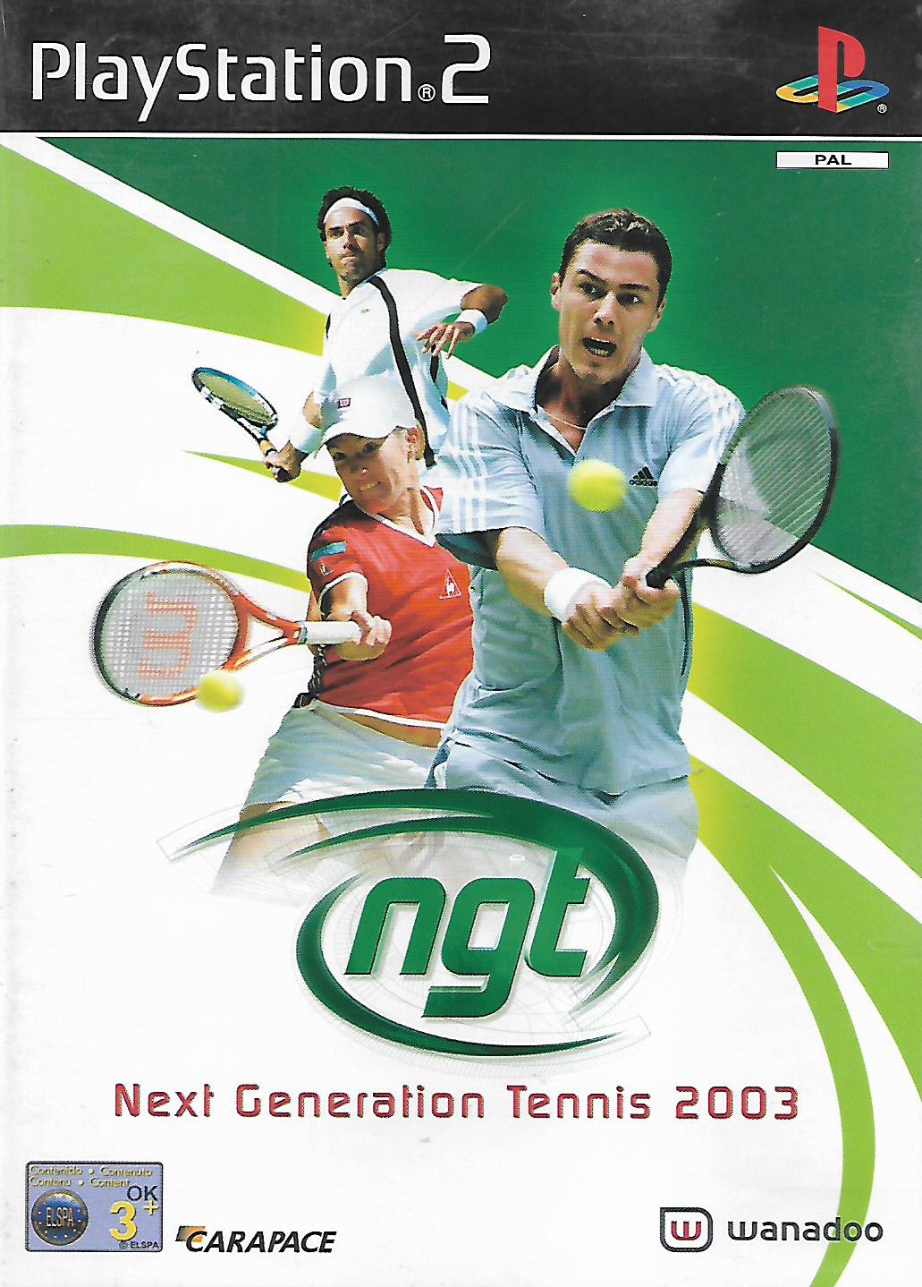 NEXT GENERATION TENNIS 2003 (PS2 - BAZAR)
