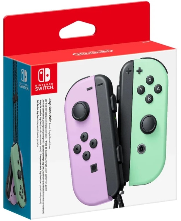 JOY-CON PAIR: PASTEL PURPLE / PASTEL GREEN (SWITCH - NOVÁ)