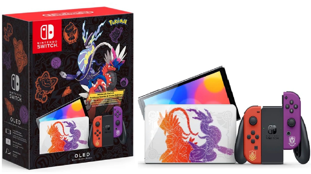 NINTENDO SWITCH OLED - POKÉMON SCARLET & VIOLET EDITION (SWITCH - NOVÁ)