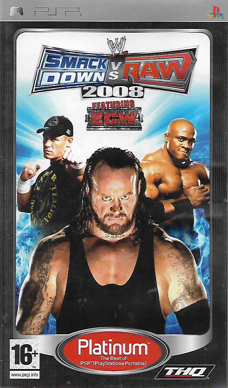 WWE - SMACKDOWN VS RAW 2008 (PSP - BAZAR)