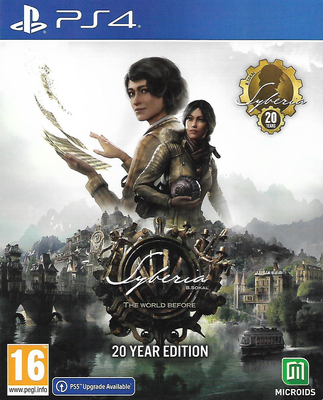 SYBERIA THE WORLD BEFORE - 20 YEAR EDITION (PS4 - BAZAR)