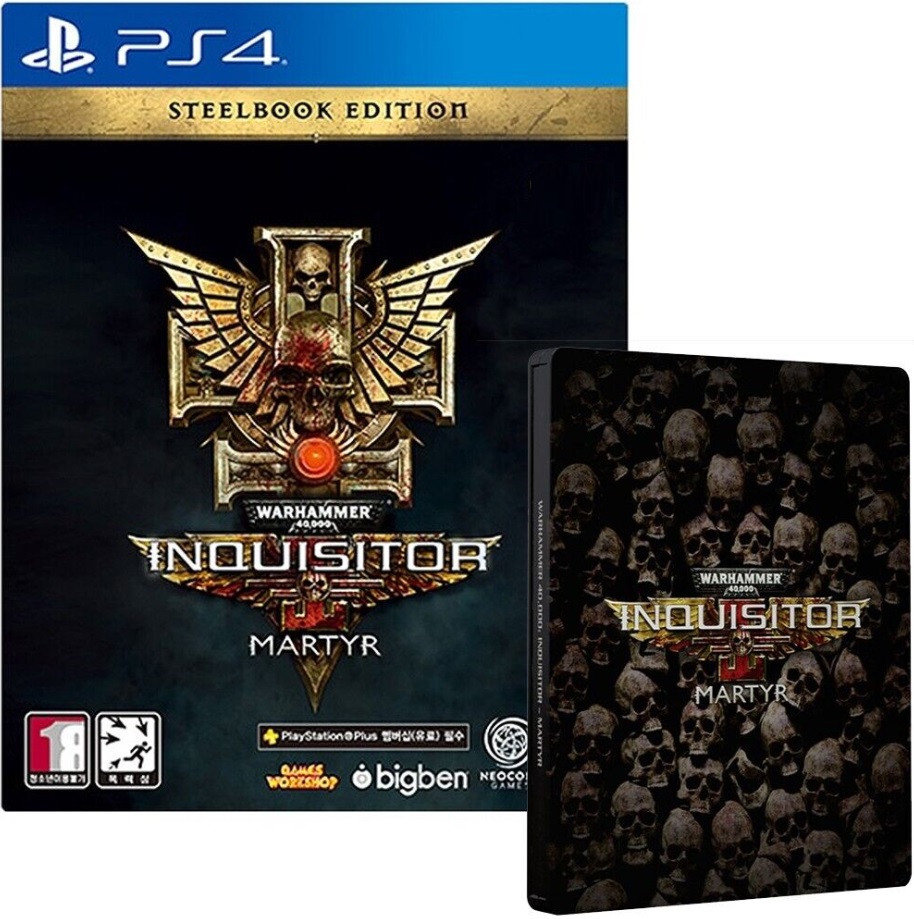 WARHAMMER 40,000 INQUISITOR MARTYR - IMPERIUM STEELBOOK EDITION (PS4 - BAZAR)