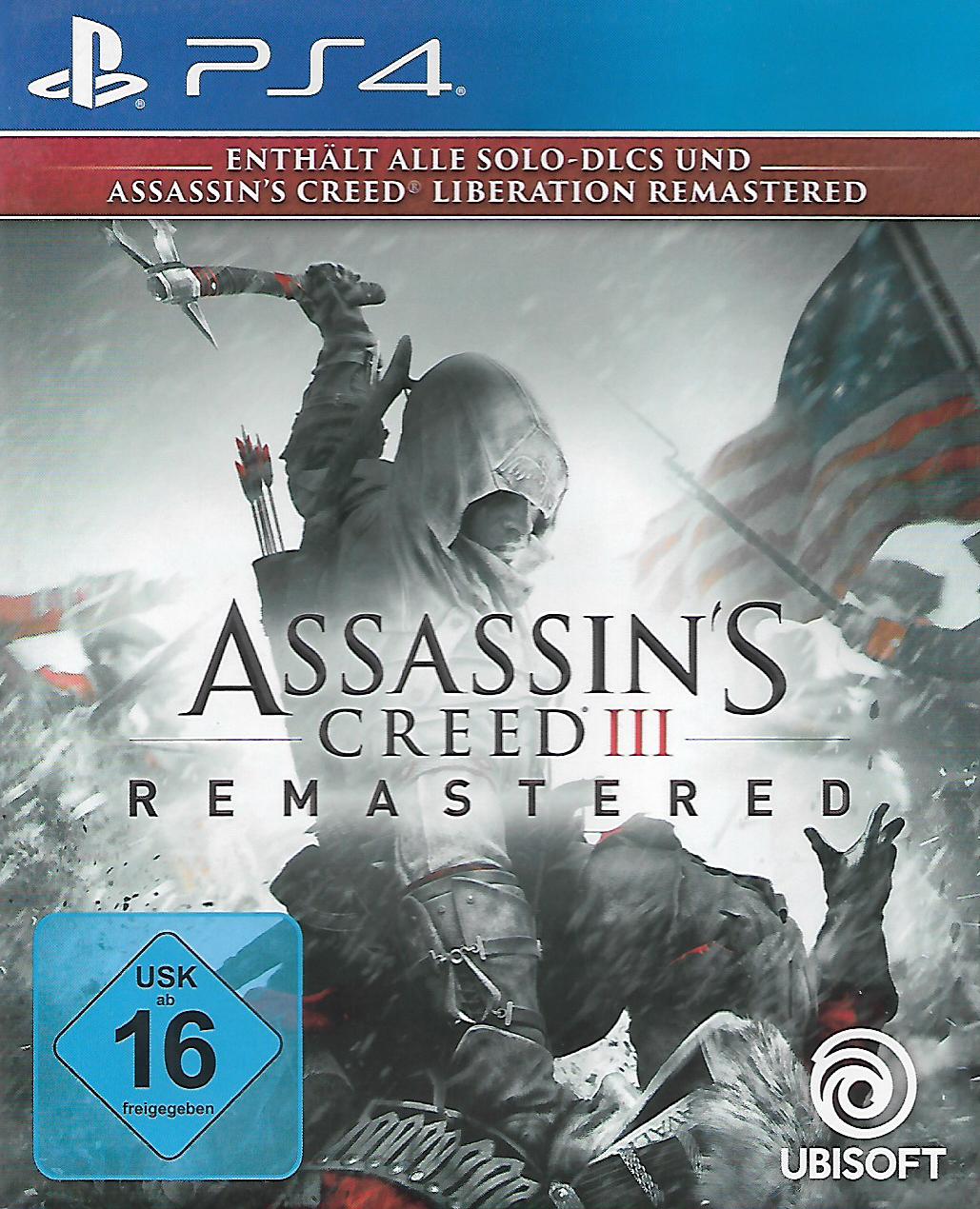 ASSASSIN'S CREED III - REMASTERED (PS4 - BAZAR)