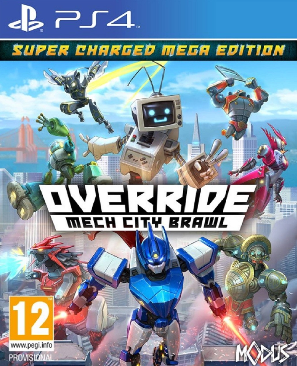 OVERRIDE MECH CITY BRAWL - SUPER CHARGED MEGA EDITION (PS4 - BAZAR)