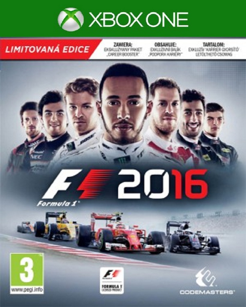 F1 2016 - FORMULA ONE 2016 (XBOX ONE - bazar)
