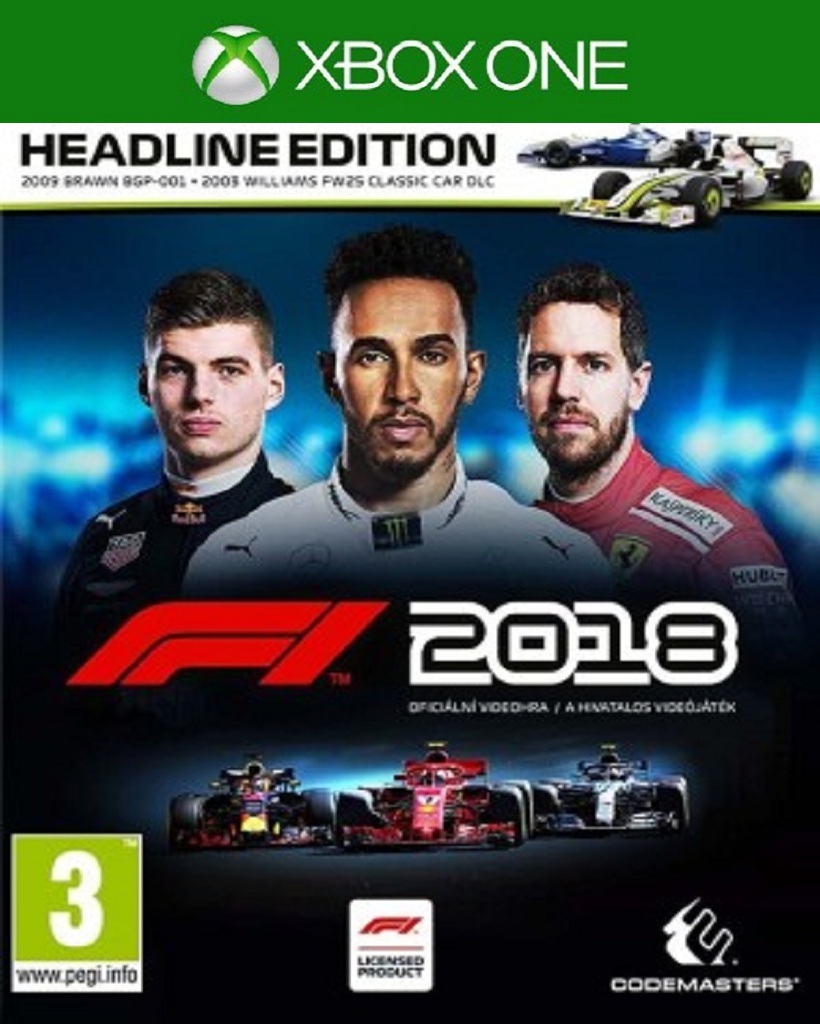 F1 2018 - FORMULA ONE 2018 (XBOX ONE - nová)