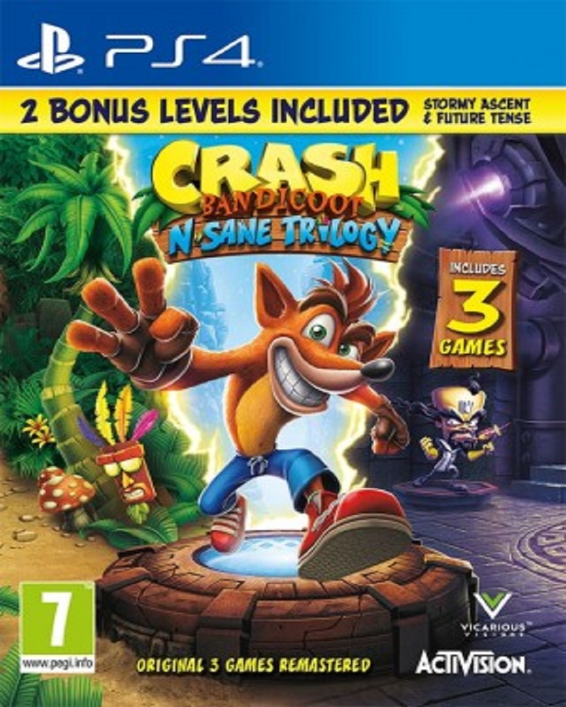 CRASH BANDICOOT N SANE TRILOGY (PS4 - bazar)