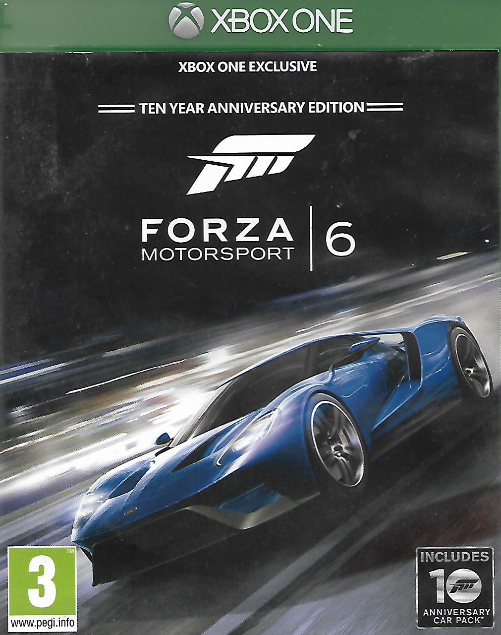 FORZA MOTORSPORT 6 (XBOX ONE - bazar)