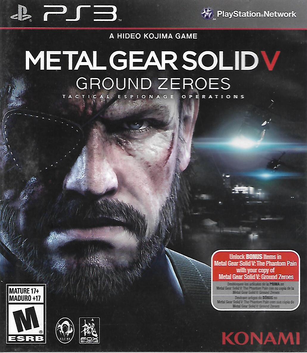 METAL GEAR SOLID V - GROUND ZEROES (PS3 - bazar)