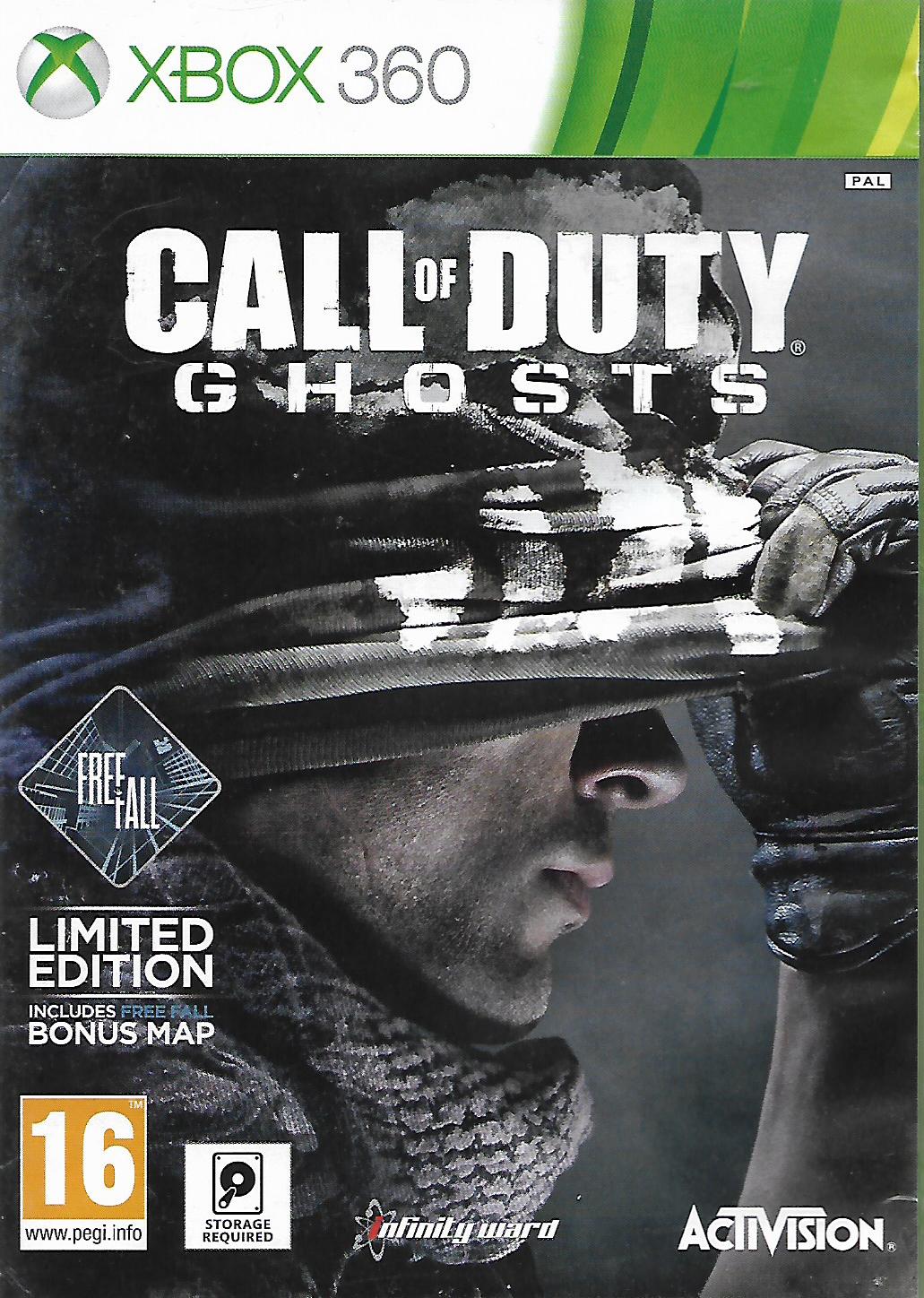 CALL OF DUTY GHOSTS (XBOX 360 - bazar)