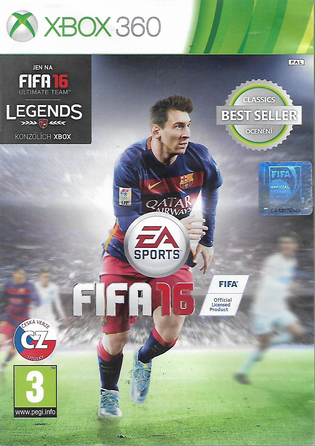 FIFA 16 (XBOX 360 - bazar)