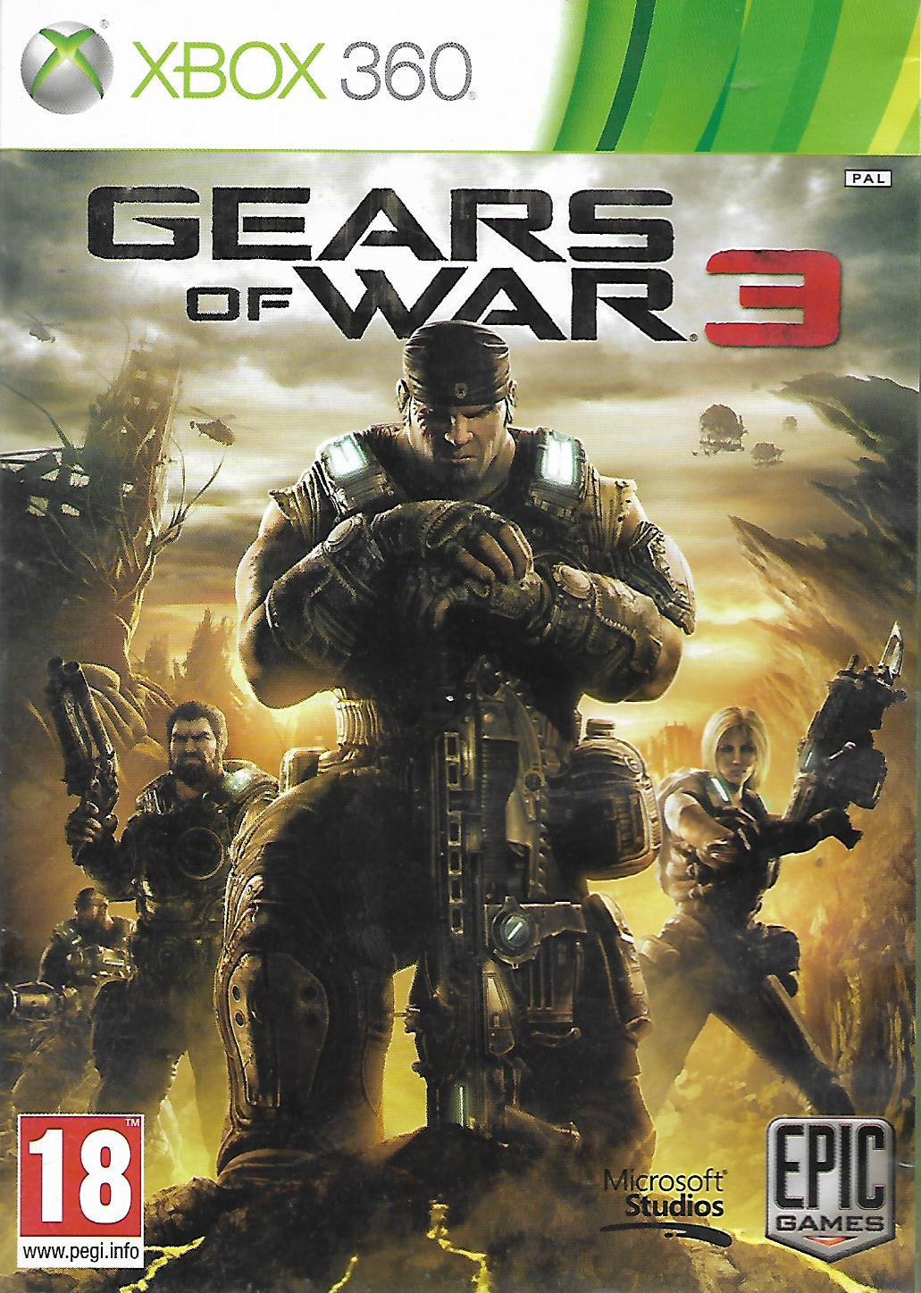 GEARS OF WAR 3 (XBOX 360 - bazar)