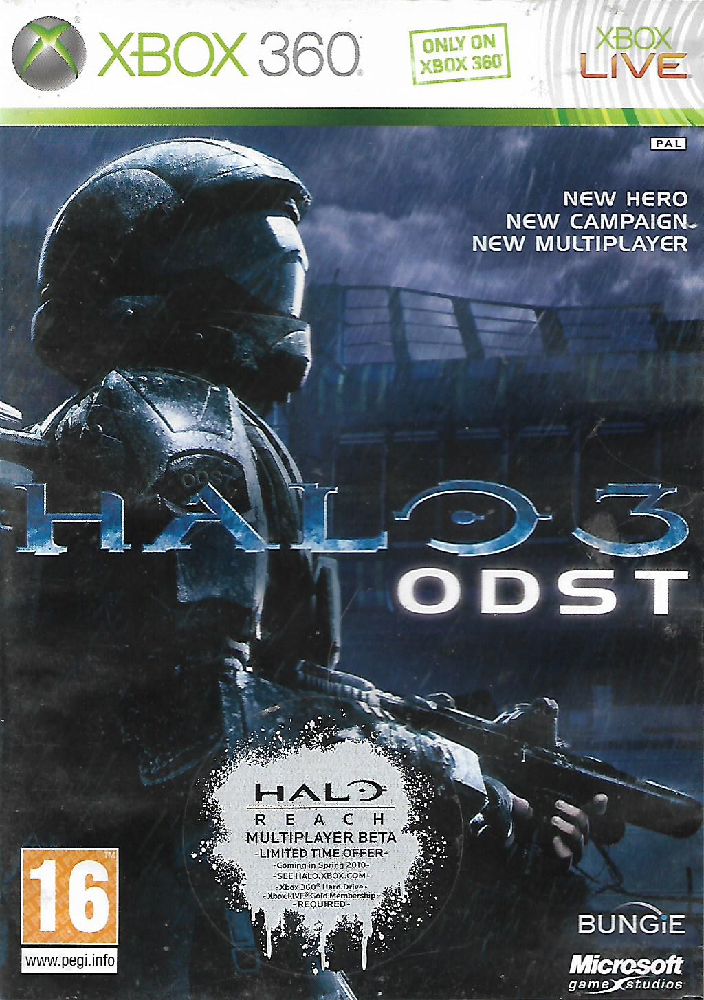 HALO 3 ODST (XBOX 360 - bazar)