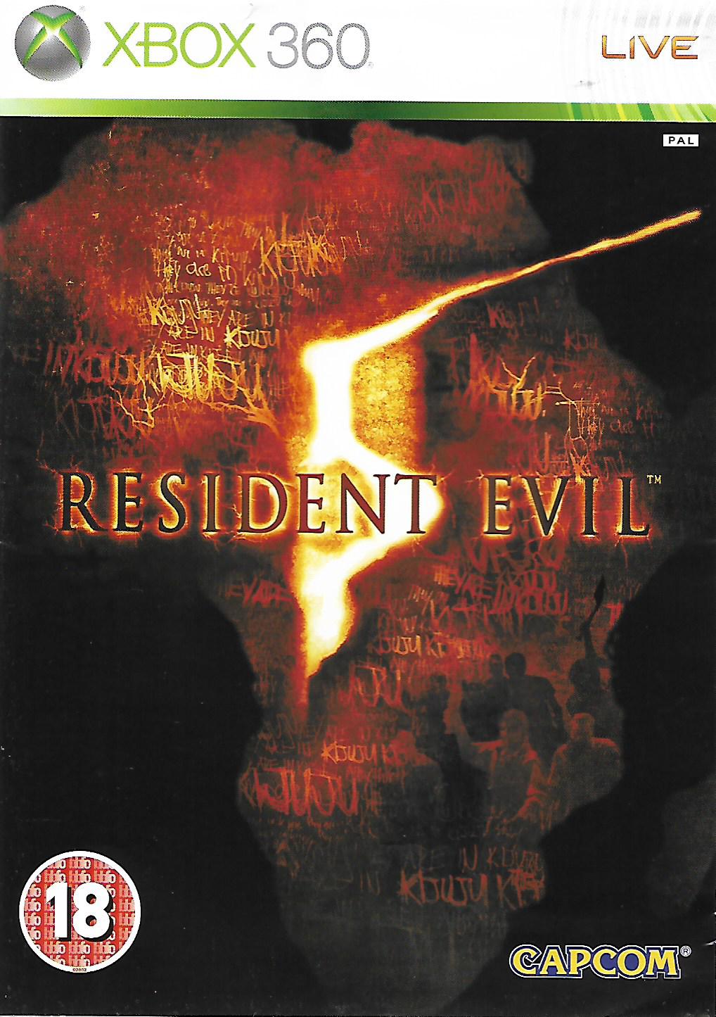 RESIDENT EVIL 5 (XBOX 360 - bazar)