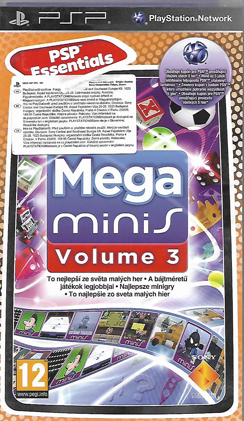 MEGA MINIS VOLUME 3 (PSP - bazar)