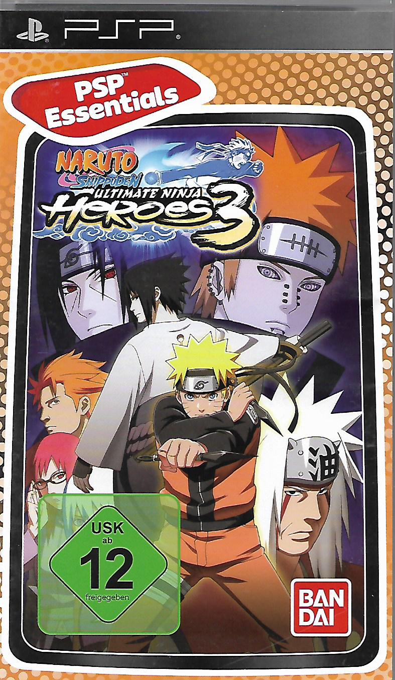 NARUTO SHIPPUDEN - ULTIMATE NINJA HEROES 3 (PSP - bazar)