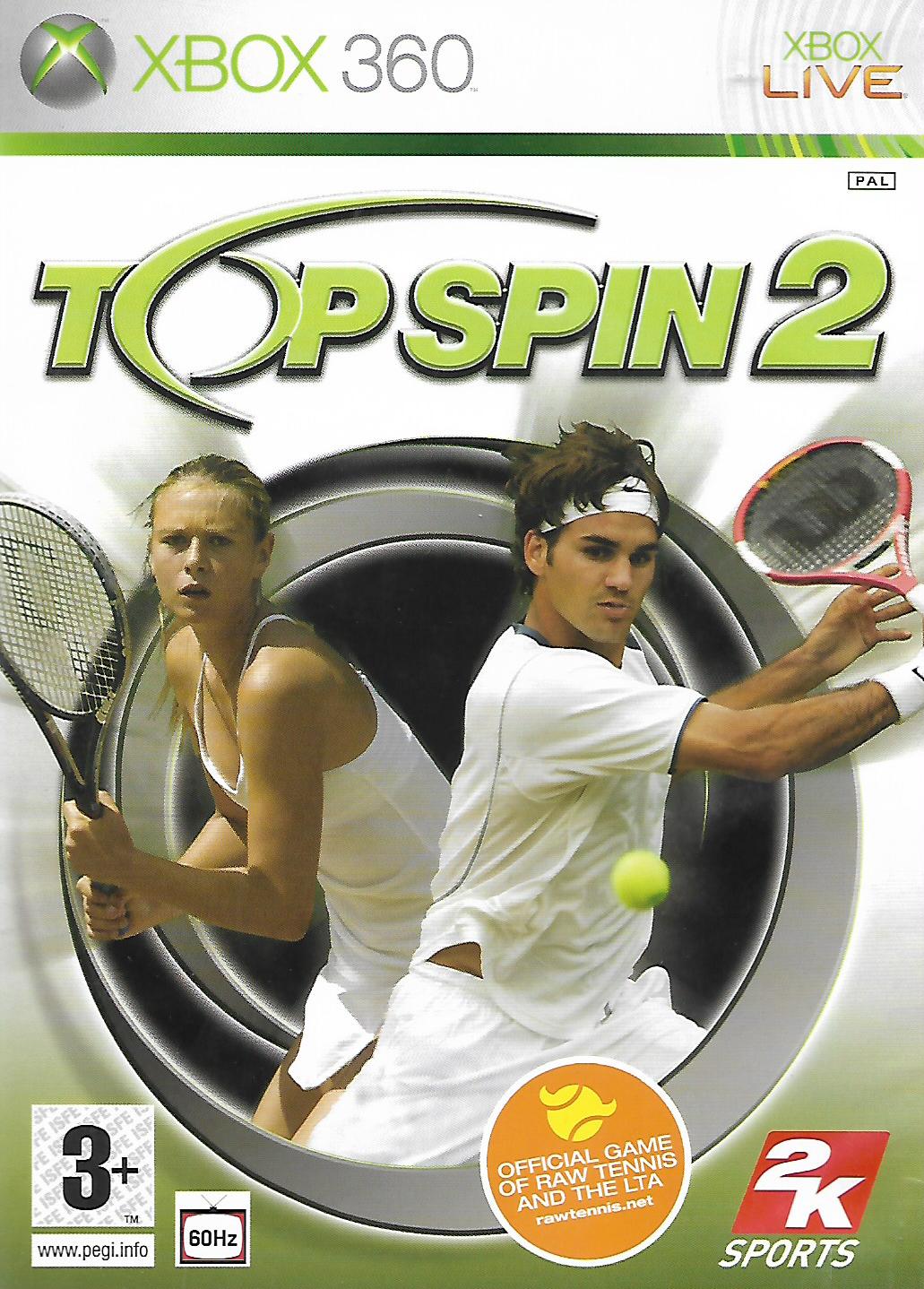 TOP SPIN 2 (XBOX 360 - bazar)