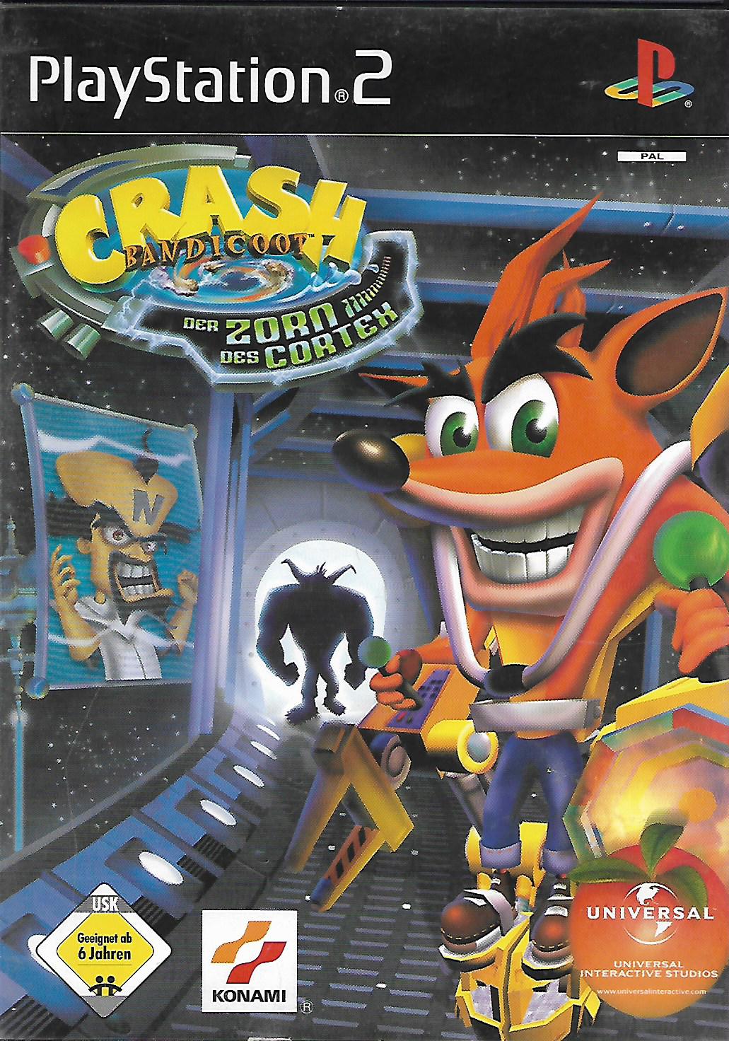 CRASH BANDICOOT THE WRATH OF CORTEX (PS2 - bazar)