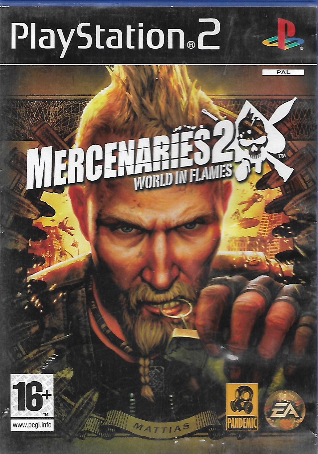 MERCENARIES 2 - WORLD IN FLAMES (PS2 - bazar)