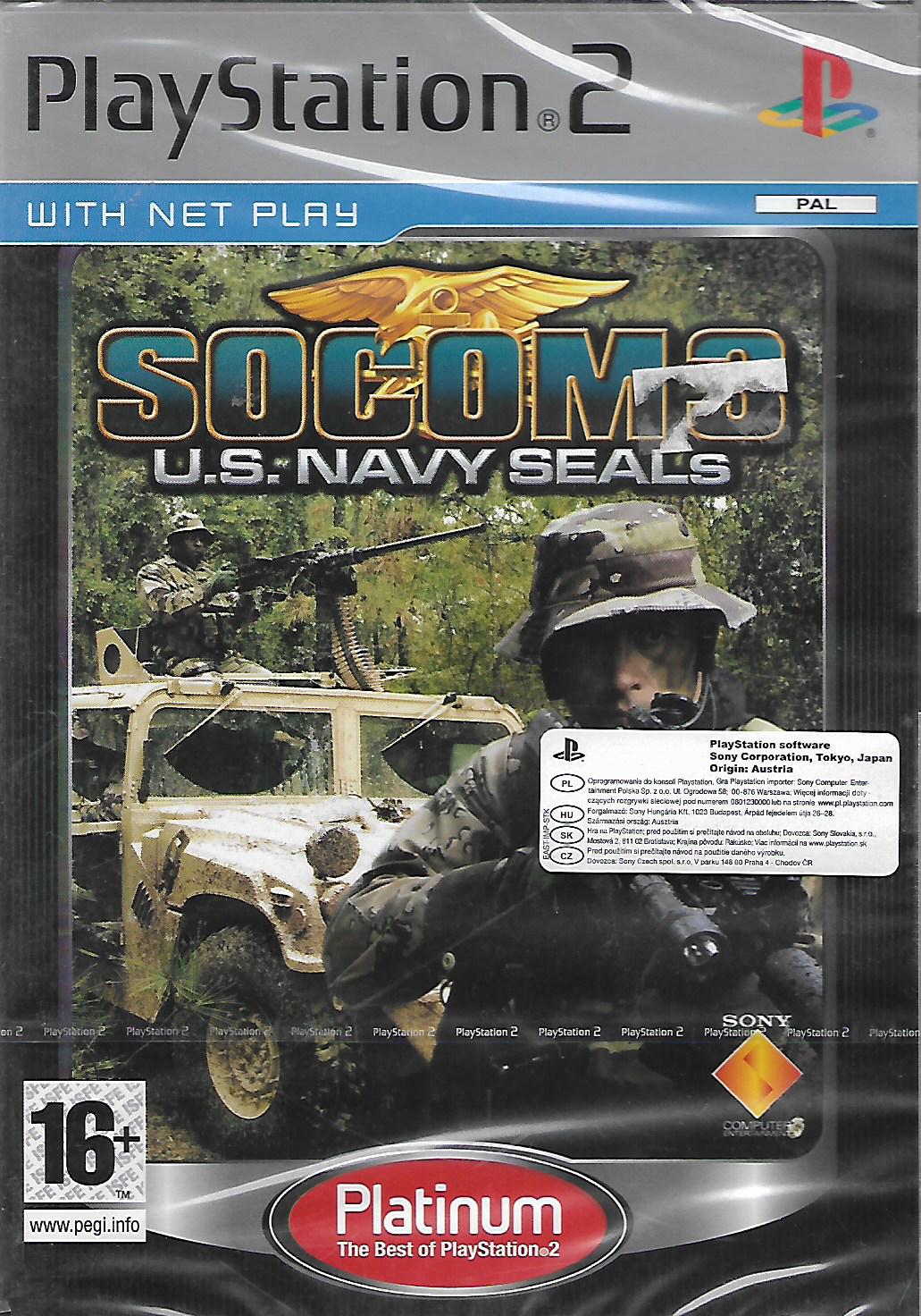 SOCOM 3 - U.S. NAVY SEALS (PS2 - bazar)