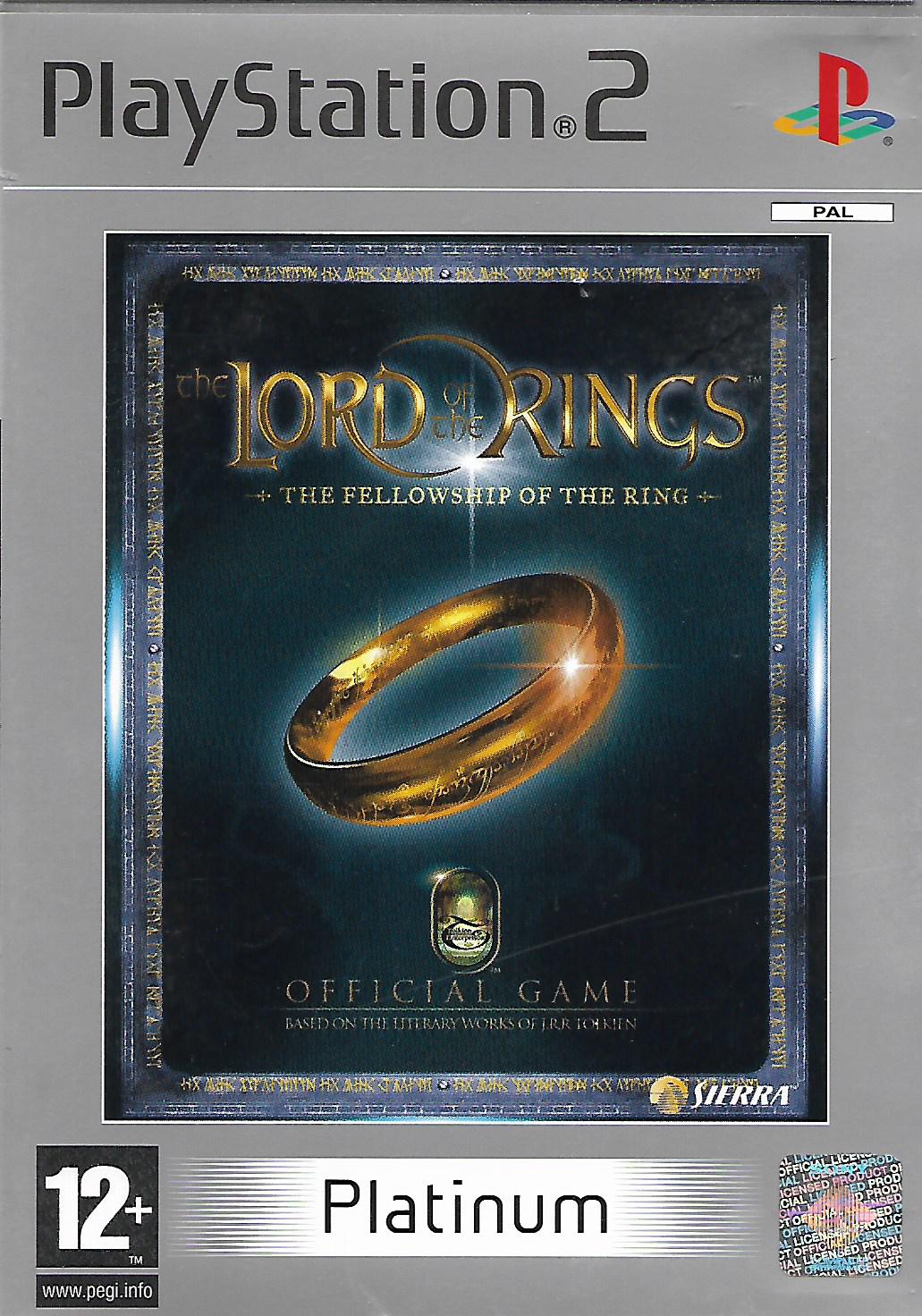 THE LORD OF THE RINGS - THE FELLOWSHIP OF THE RING (PS2 - bazar)