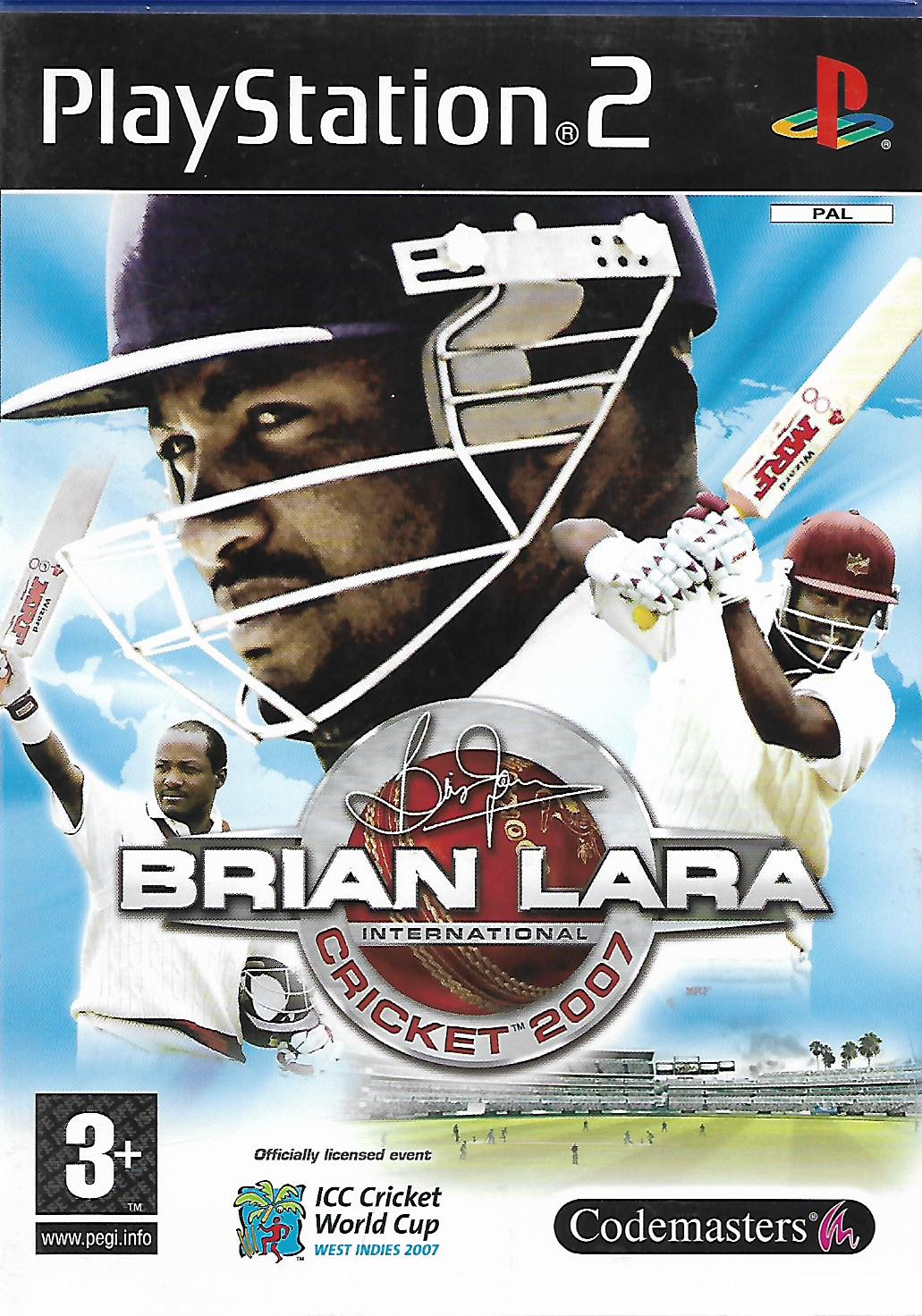 BRIAN LARA INTERNATIONAL CRICKET 2007 (PS2 - bazar)