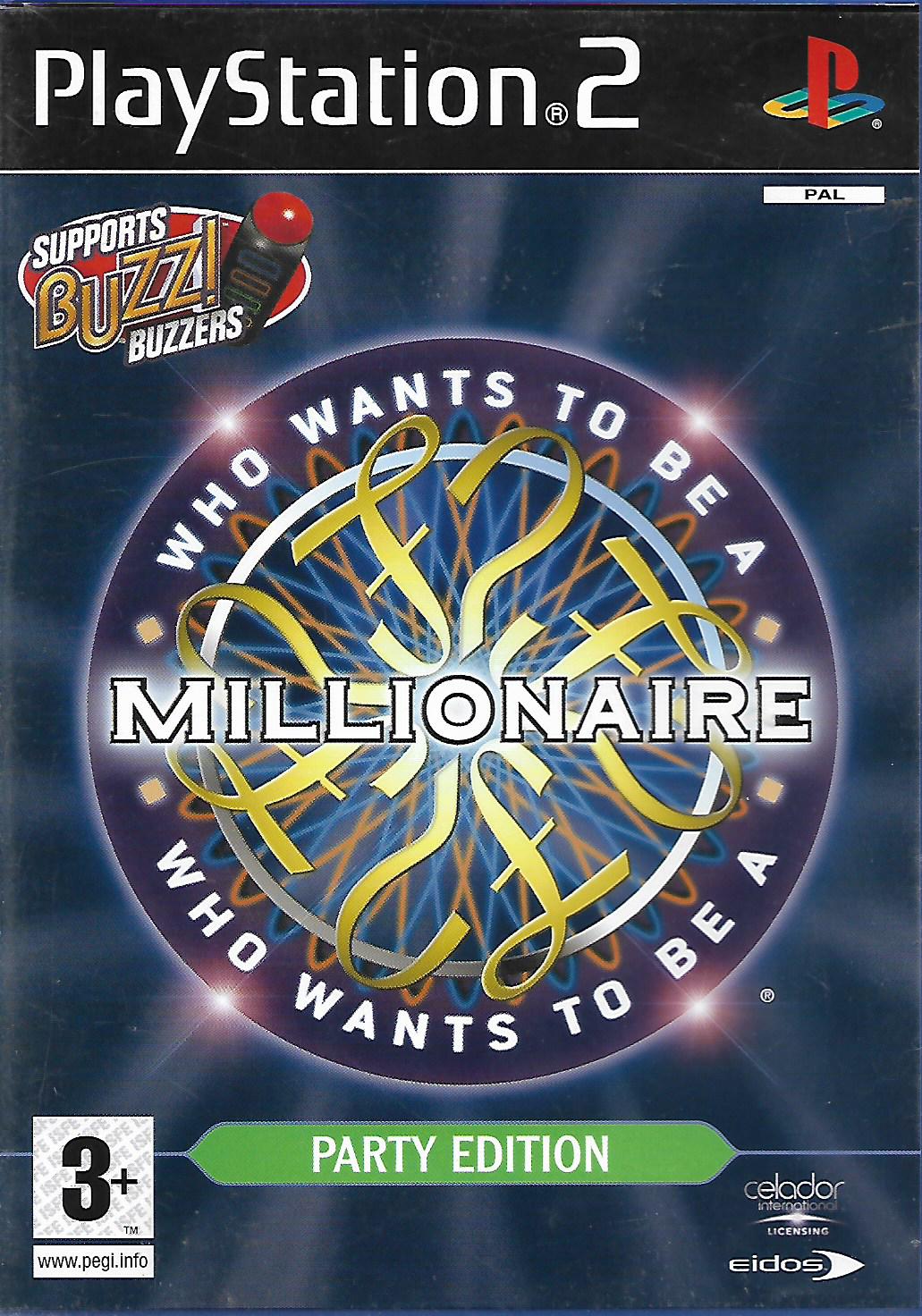 WHO WANTS TO BE A MILLIONAIRE - PARTY EDITION (PS2 - bazar)
