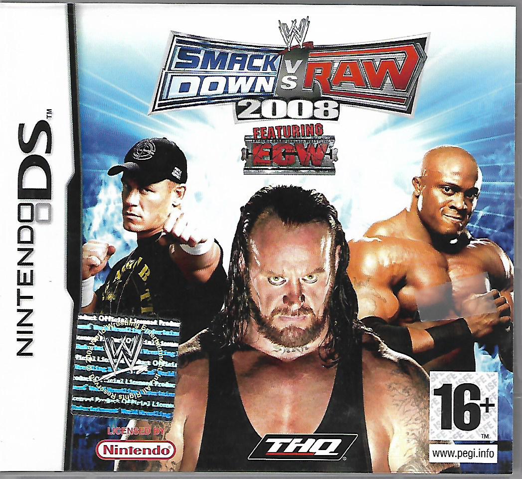 WWE SMACKDOWN VS RAW 2008 (DS - bazar)