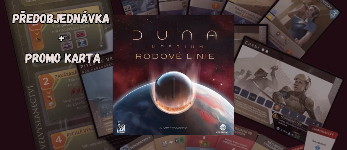Duna: Impérium - Rodové linie + promo karta