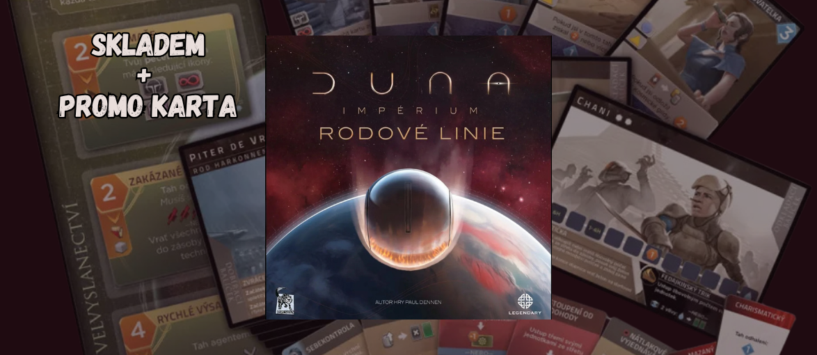 Duna: Impérium - Rodové linie + promo karta
