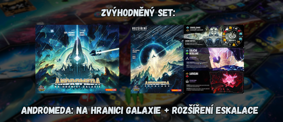 Zvýhodněný set: Andromeda: Na hranici galaxie + rozšíření Eskalace