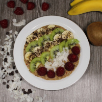  Kaša Hryzka s kiwi, banánmi a malinami