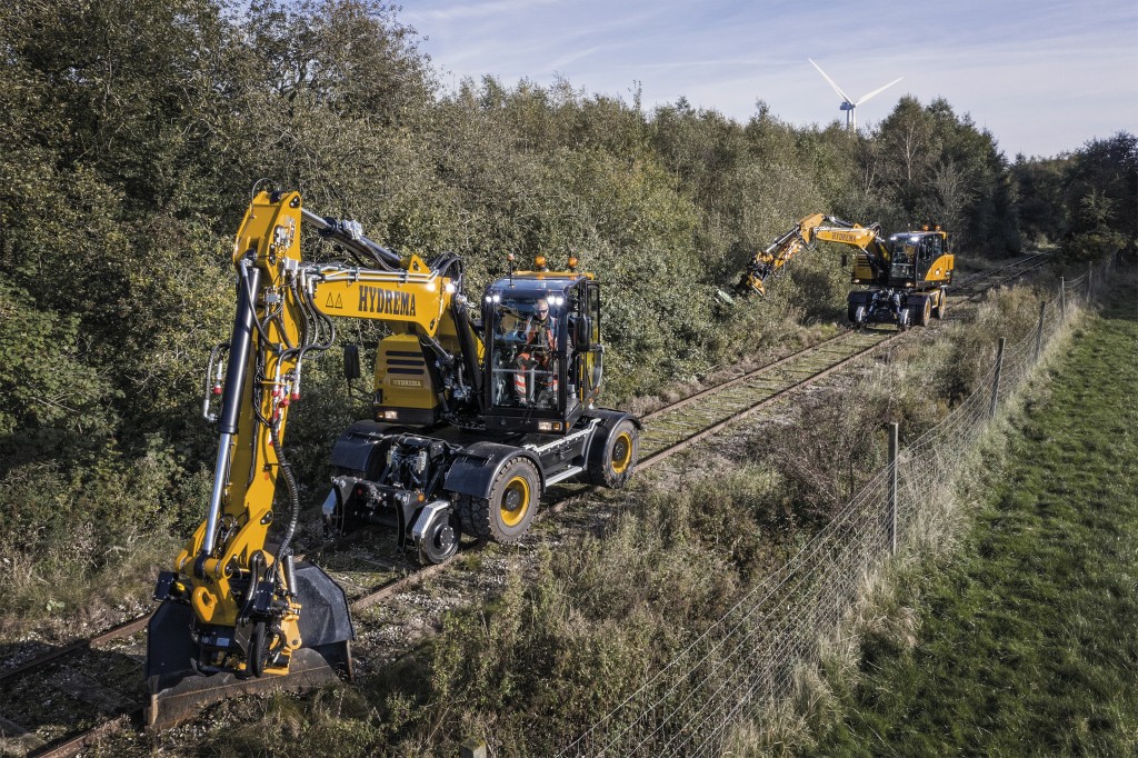 Dvoucestné rýpadlo Hydrema MX16G Rail Dvoucestné rýpadlo Hydrema MX16G Rail
