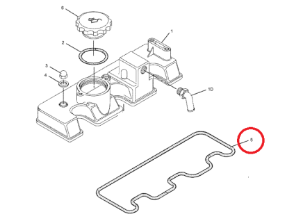 274 gasket valve cover