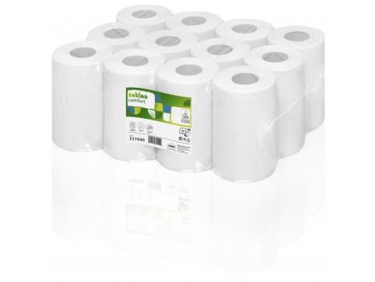 rucnik papirovy v roli wa clou comfort 75c pk midi 2 vrstvy 1 x 12 ks bily 68 m