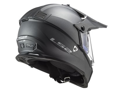 back mx436 pioneer evo solid matt titanium 404362007