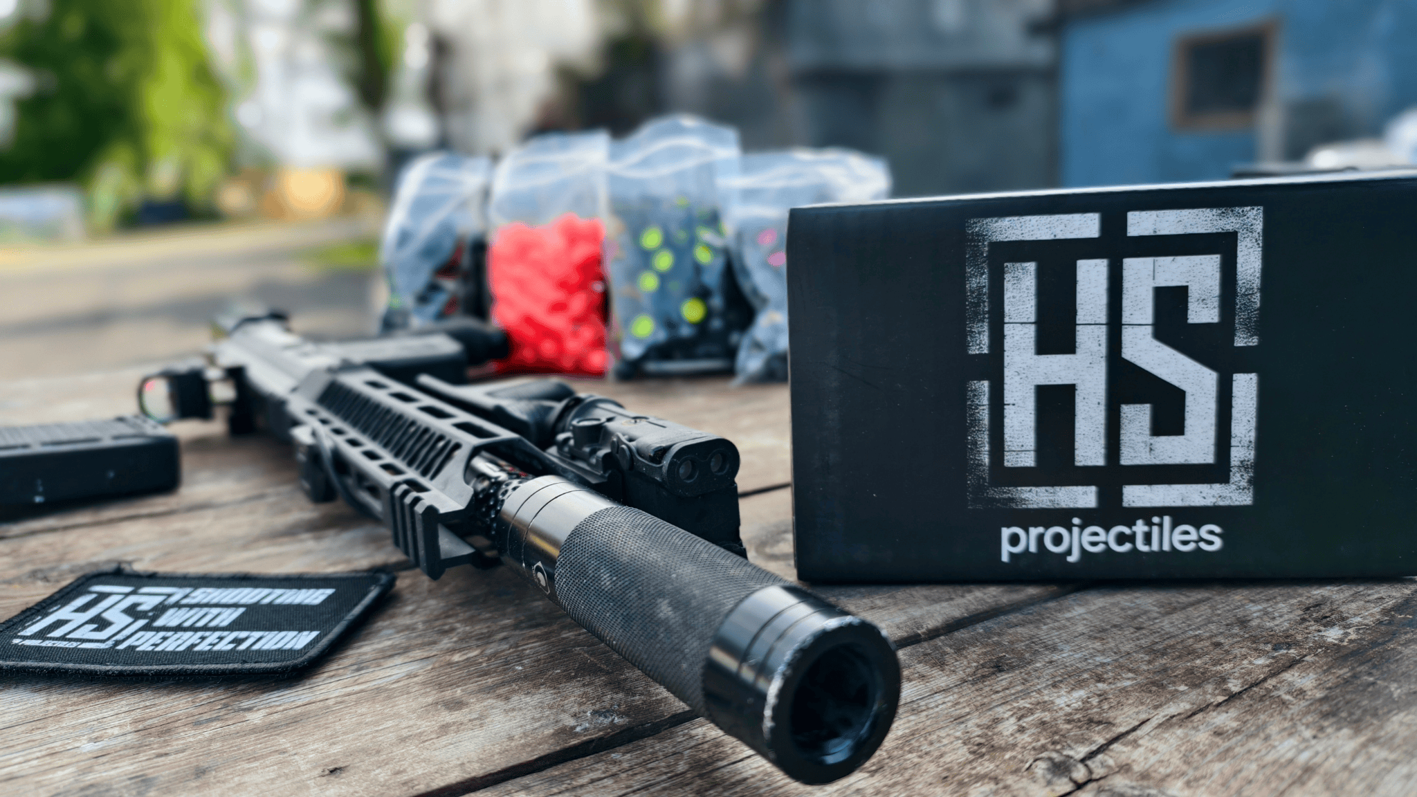 Projektil HS Oranžový transparentní