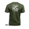 Tričko HS 03 záda olivové