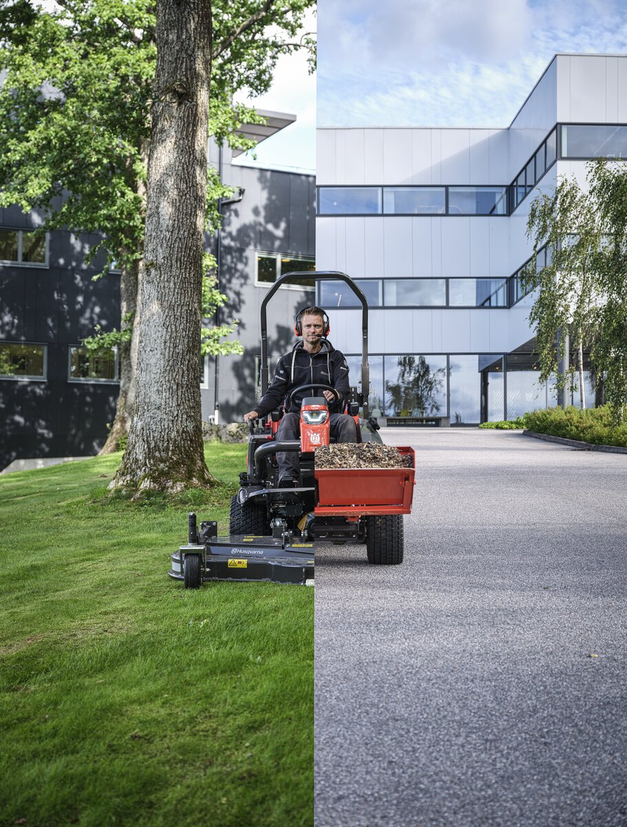 Rider hybridný Husqvarna P 535HX šetrí náklady